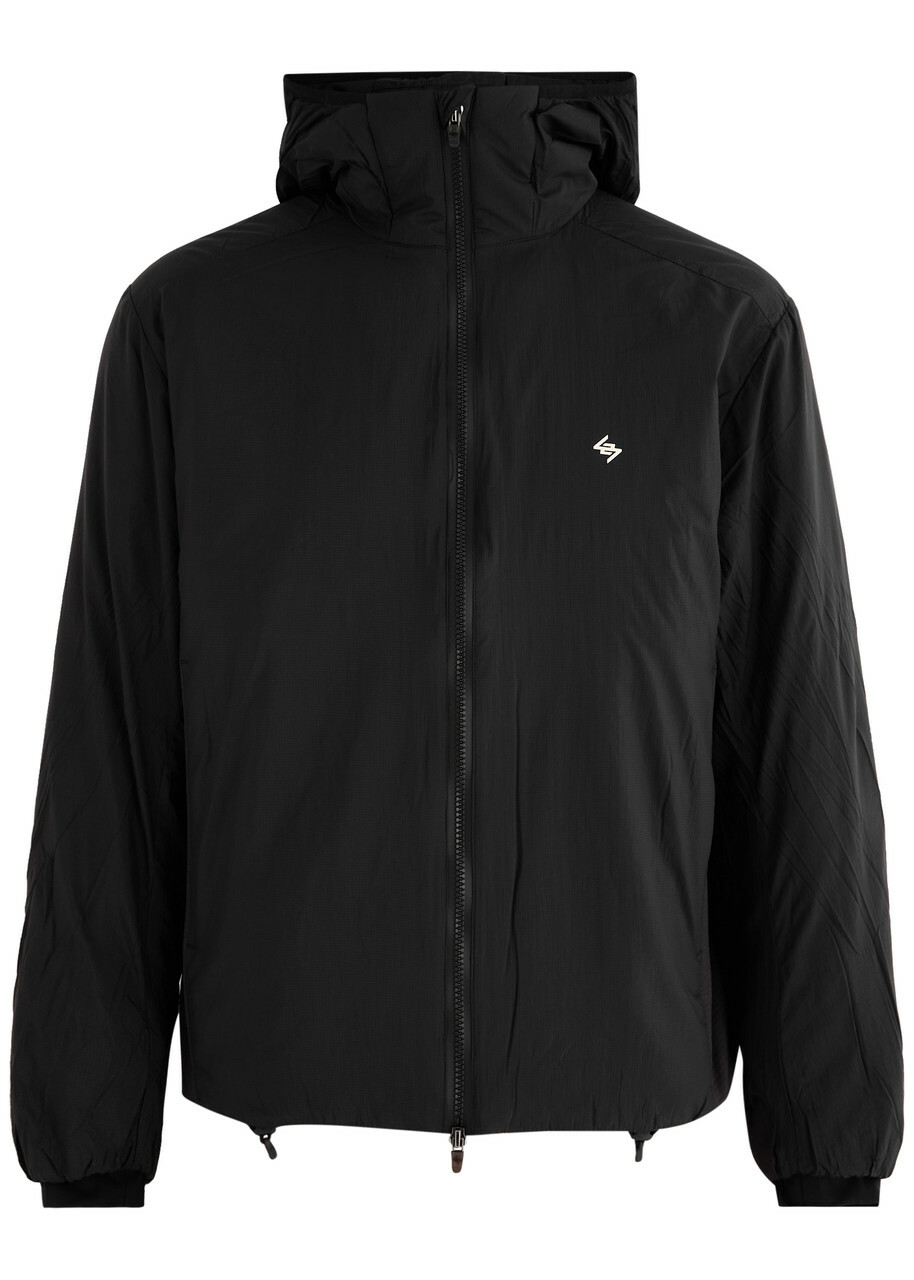 Represent 247 Hooded Nylon Jacket Black Represent