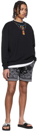 Marcelo Burlon County of Milan Black Feathers Sweatshirt