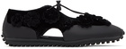 Cecilie Bahnsen Black Shay Ballerina Flats