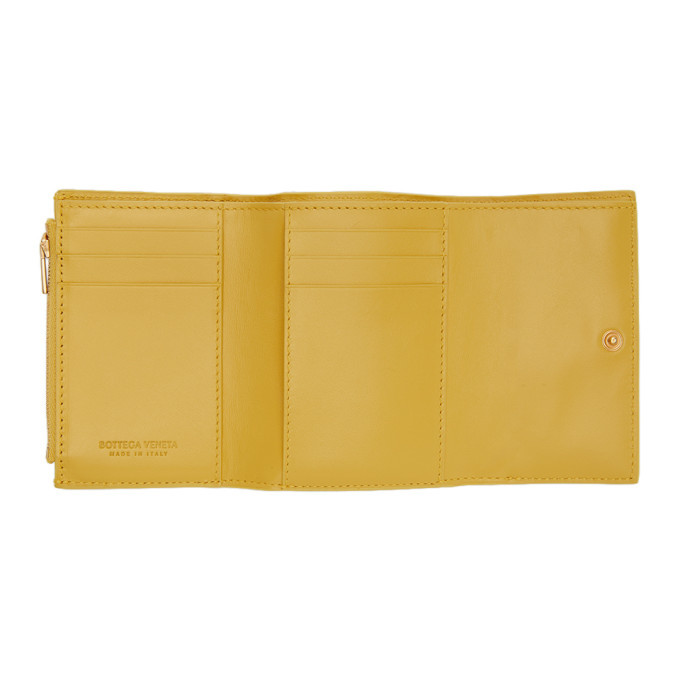 bottega veneta wallet yellow