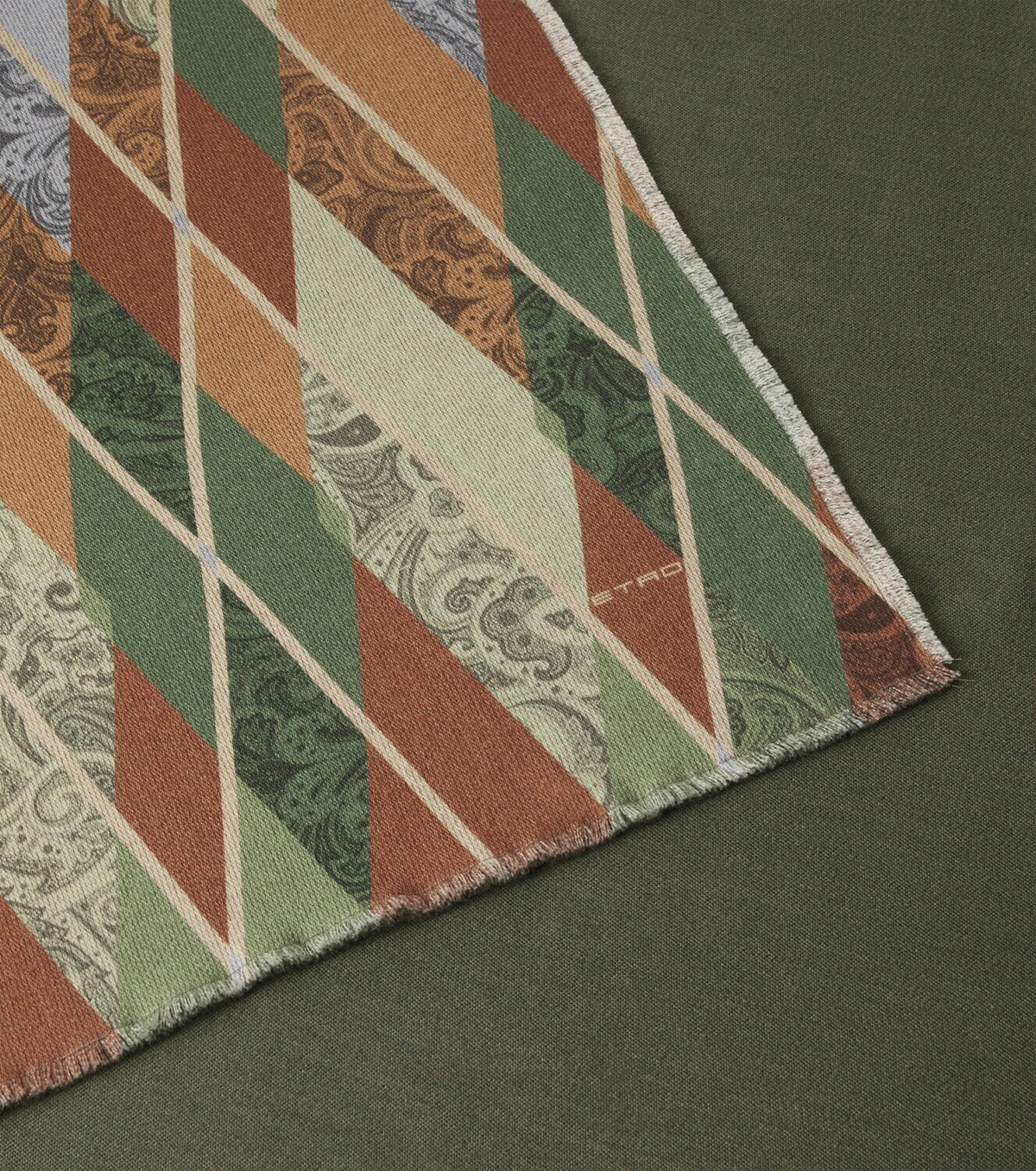 Etro Harlequin wool throw