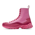 ION Pink N7 High-Top Sneakers