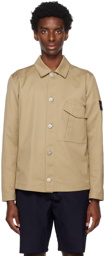 Stone Island Tan Button Jacket