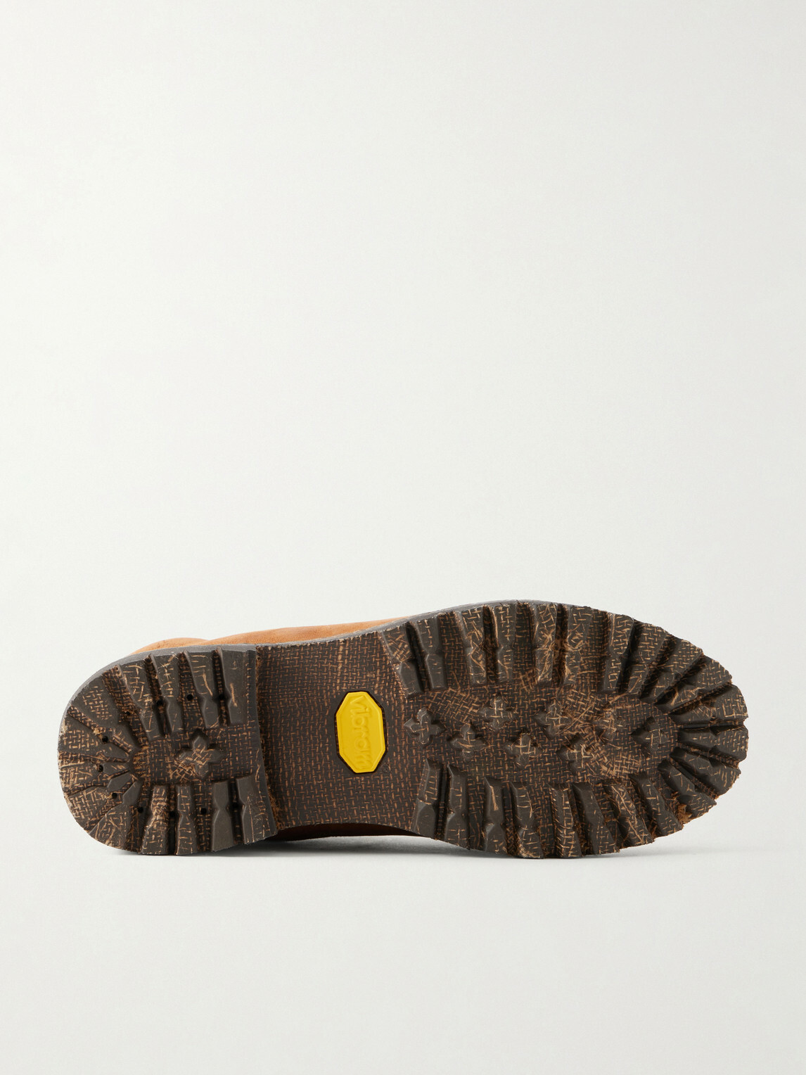 Visvim - Whymper Folk Distressed Leather Lace-Up Boots - Brown