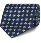 E.MARINELLA - 8.5cm 1953 Archive Printed Silk-Twill Tie - Blue