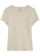 Flore Flore Car Baby Cotton T-shirt Cream