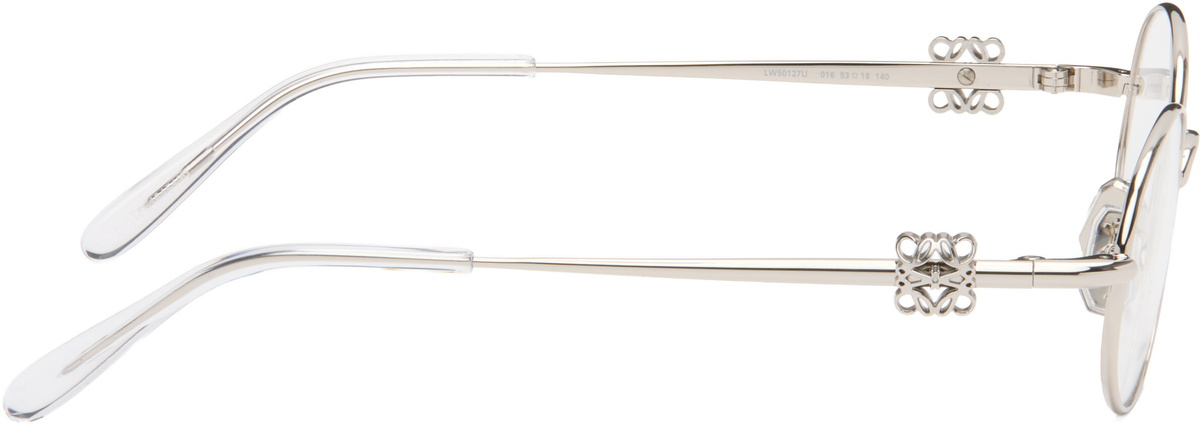 LOEWE Silver Anagram Optical Glasses