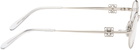 LOEWE Silver Anagram Optical Glasses