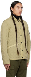 Stone Island Beige Quilted Jacket