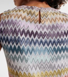 Missoni Zigzag metallic minidress