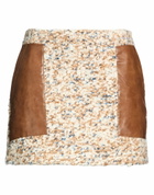 Jijil Womens Mini skirt Ivory