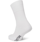 CASTORE - Xerez Logo-Intarsia Stretch-Jersey Socks - White