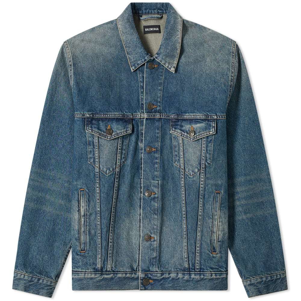 Balenciaga Paris Flag Denim Jacket Balenciaga