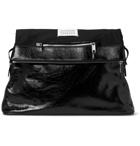 Maison Margiela - Textured-Leather and Twill Tote Bag - Black