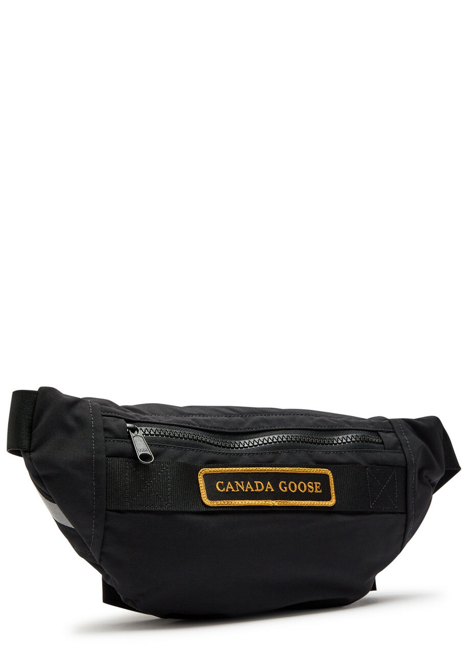 Canada Goose Logo-appliqué Twill Belt bag - Black - One Size