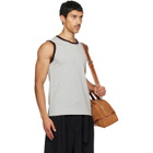 Dries Van Noten Gray Cotton Tank Top