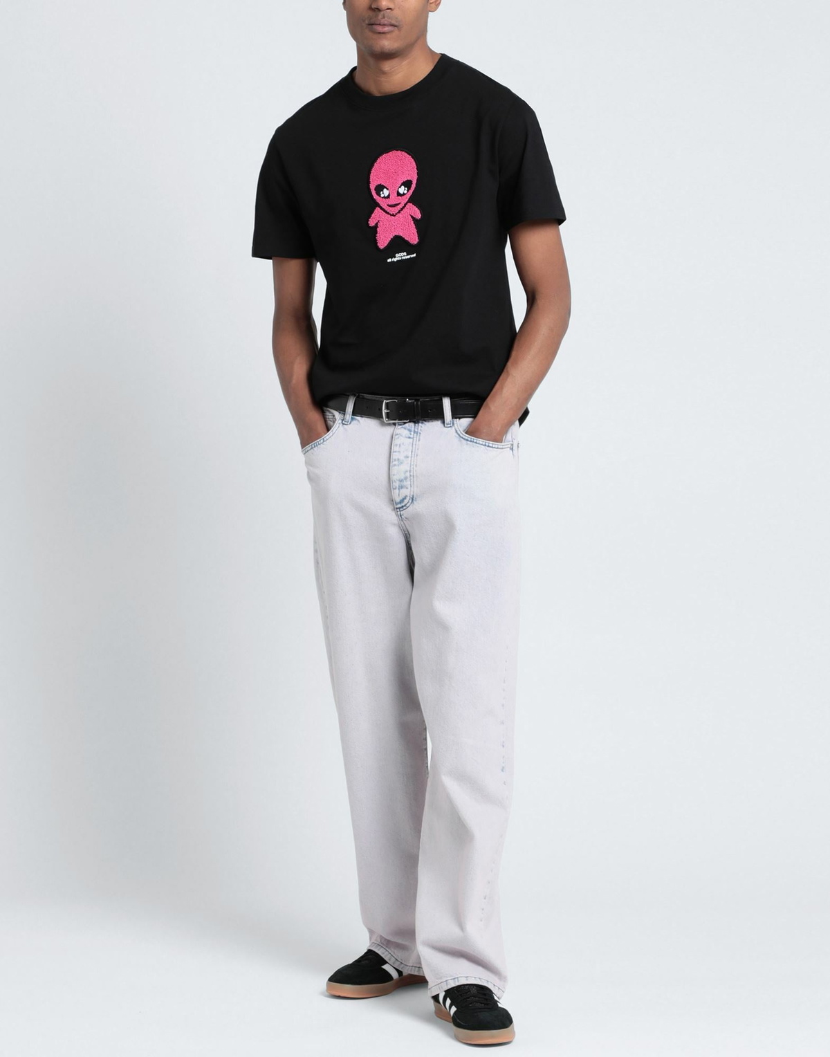 Gcds Mens T-shirt in Black