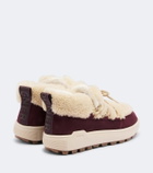 Bogner Chamonix suede and shearling snow boots