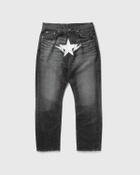 A Bathing Ape TWIN STA RELAXED FIT 13 OZ DENIM PANTS Black Mens Jeans