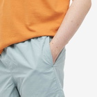 Goldwin Men's Nylon Short 5 in Aqua Gray