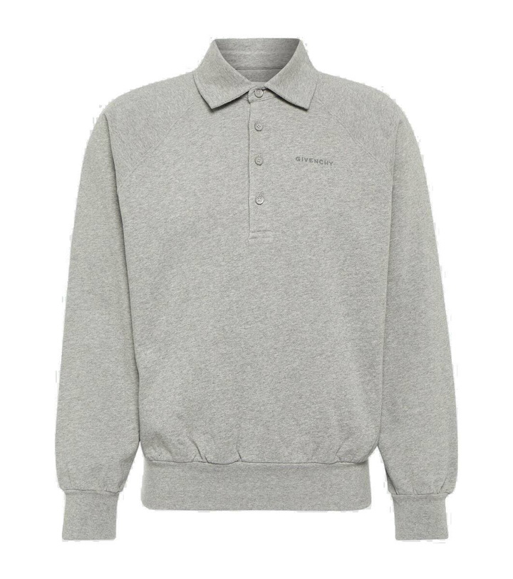 Photo: Givenchy Collared cotton jersey sweatshirt