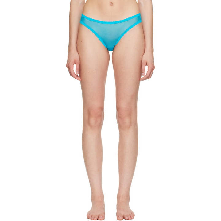 Photo: Fruity Booty Blue Moss Thong