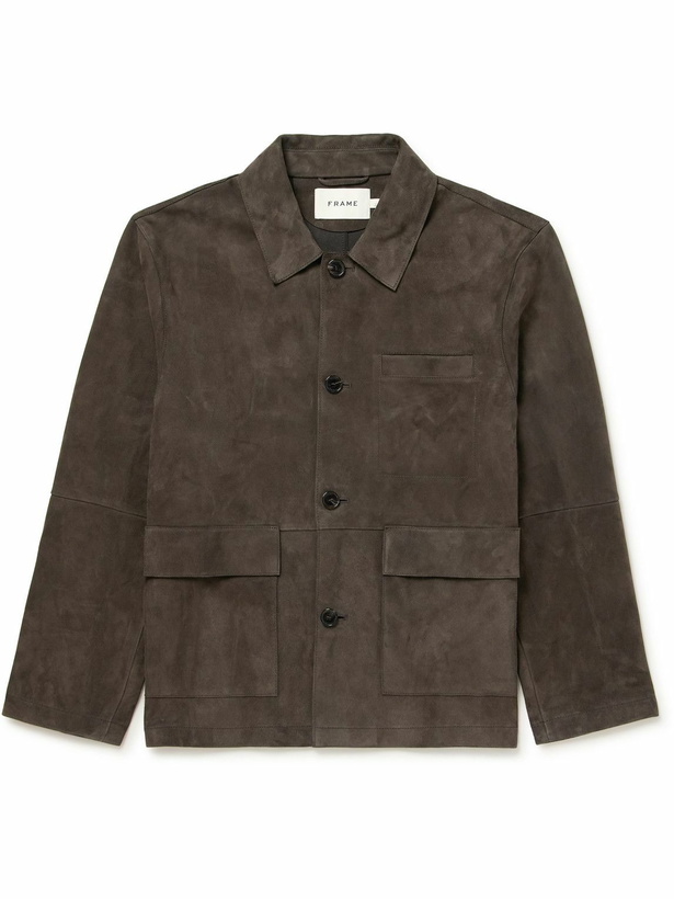 Photo: FRAME - Suede Chore Jacket - Brown
