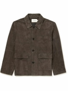 FRAME - Suede Chore Jacket - Brown