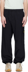 Stone Island Black 3100048 Stretch Nylon Tech Fleece Sweatpants
