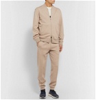 Brunello Cucinelli - Mélange Cashmere and Cotton-Blend Zip-Up Sweatshirt - Neutrals