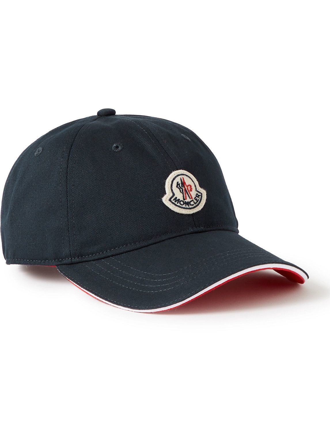 Moncler - Logo-Appliquéd Cotton-Twill Baseball Cap Moncler