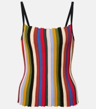 Staud Skye striped tank top