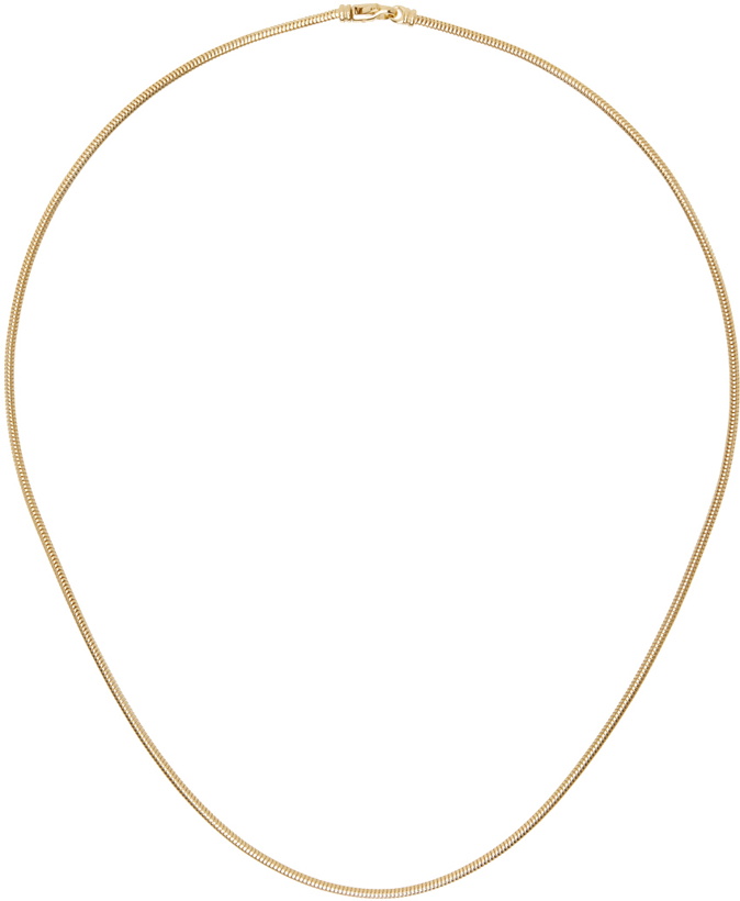 Photo: Tom Wood Gold Snake Chain Slim Necklace