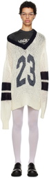Vaquera White & Navy Cheer Sweater