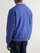 Noah - Logo-Printed Cotton Sweatshirt - Blue