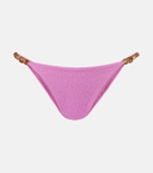 ViX Paula Hermanny Firenze Kiana beaded bikini bottoms