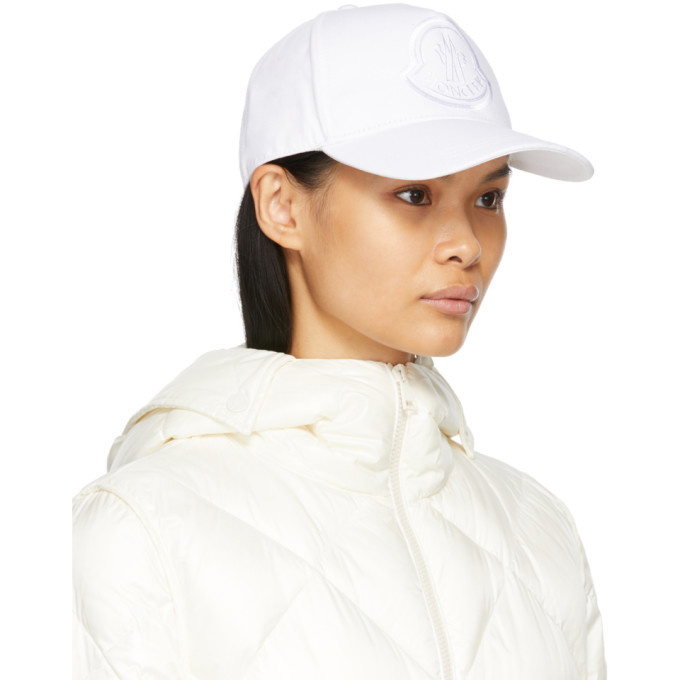 Moncler cheap cap white