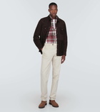 Brunello Cucinelli Suede shirt