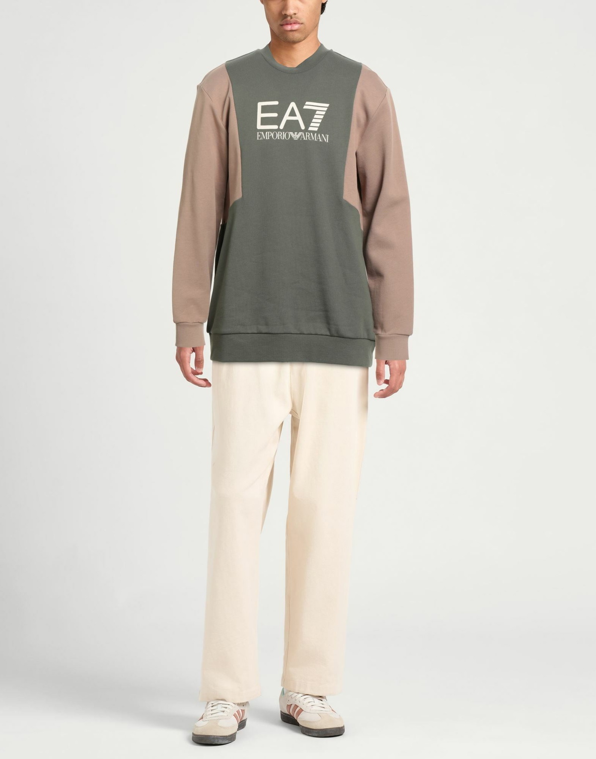 Ea7 Mens Sweatshirt Military in Green