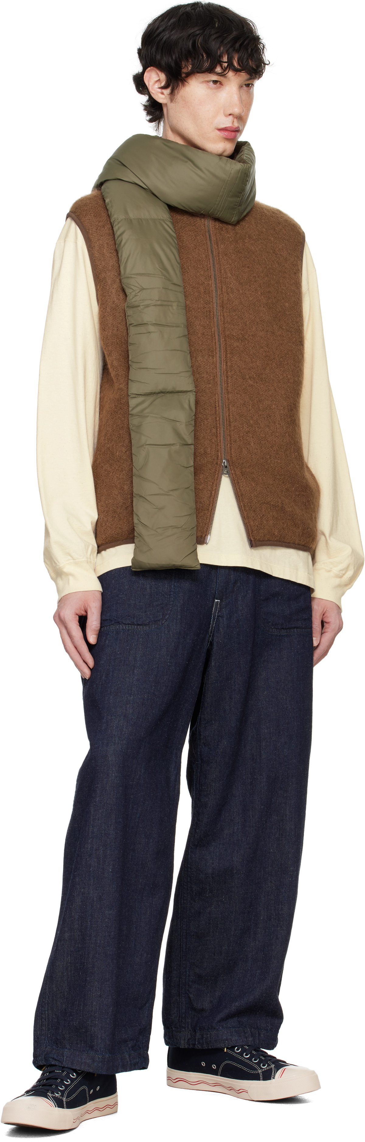 トップス B06122 nanamica KODENSHI Wool Vest M nanamica / HEART-WARMING LIFE-TECH WEAR #01 