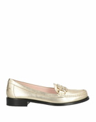 Roger Vivier Womens Loafers in Gold
