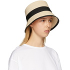 Fumito Ganryu Beige Abaca Porkpie Hat