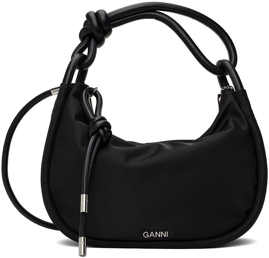 GANNI Black Knot Bag GANNI
