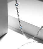 Spinelli Kilcollin Gravity Estrella sterling silver necklace with aquamarines