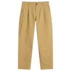 FrizmWORKS Men's OG Haworth One Tuck Trousers in Beige