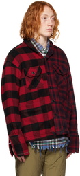 Greg Lauren Red Plaid Shirt