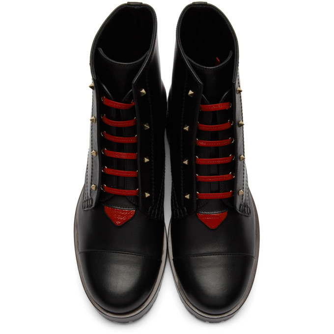 Red deals valentino boots