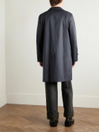 Burberry - Cotton-Gabardine Trench Coat - Blue