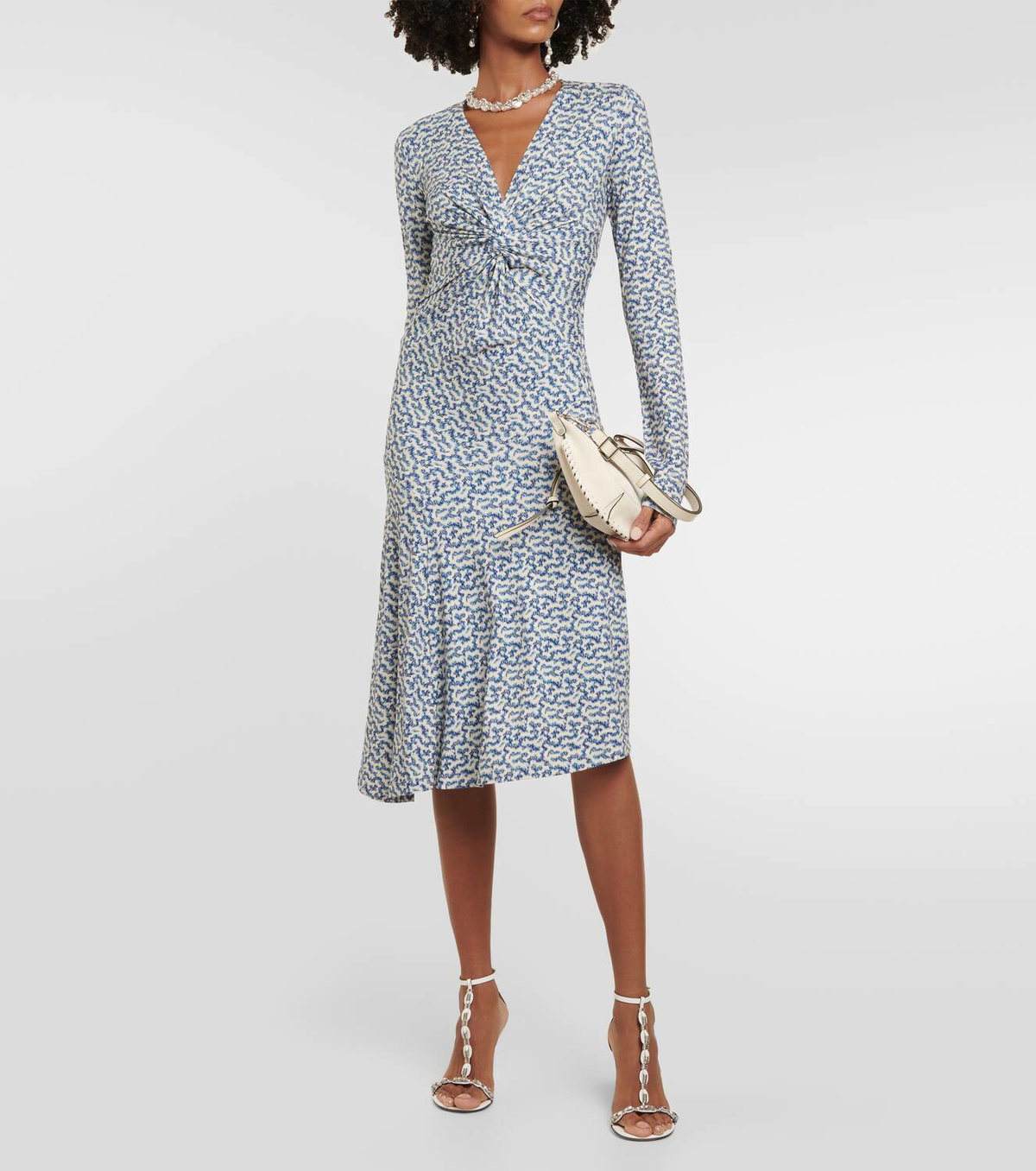 【Marant Etoile】 Laniaジャージミディドレス Marant Etoile Lania printed jersey midi dress Isabel Marant