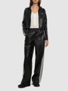 ADIDAS ORIGINALS Firebird Faux Leather Track Top